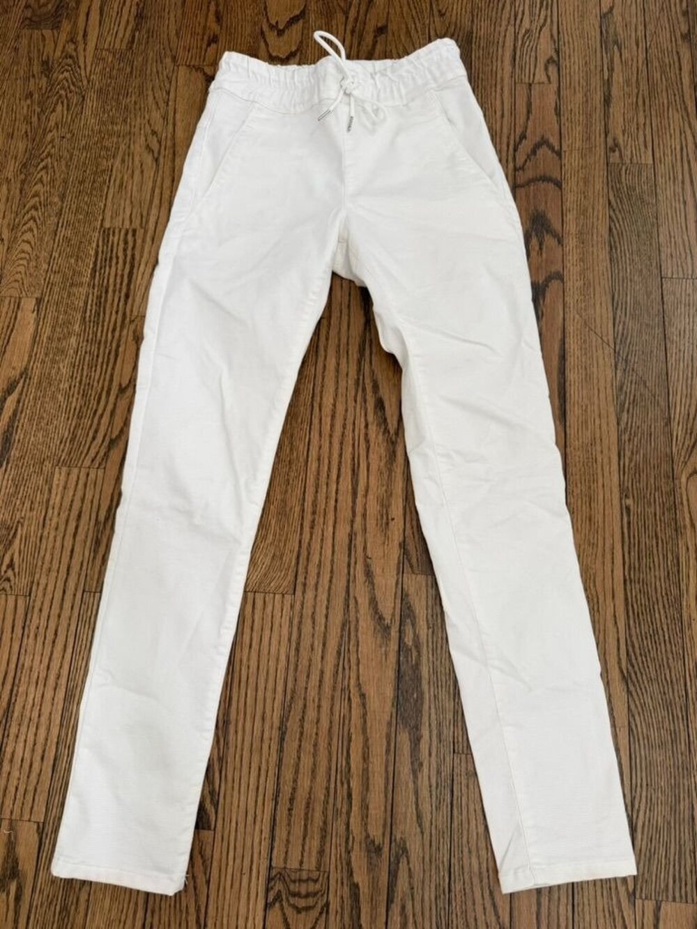 FLOG BEVY FLOG WHITE DRAWSTRING PANTS SIZE 24